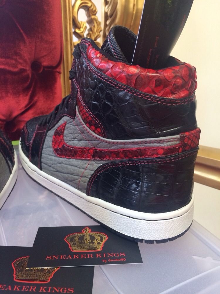 Air Jordan 1 Brooklyn Zoo Pmk Customs Ebay 03