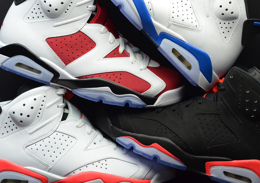 Air Jordan 6 Original Colorways 2014