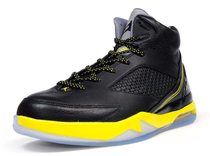 Air Jordan Future Flight Remix Black Vibrant Yellow Cool Grey 02
