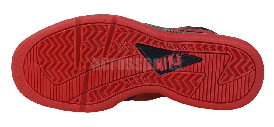 Nike Air Flight Huarache Prm Qs Black Anthracite Challenge Red 04