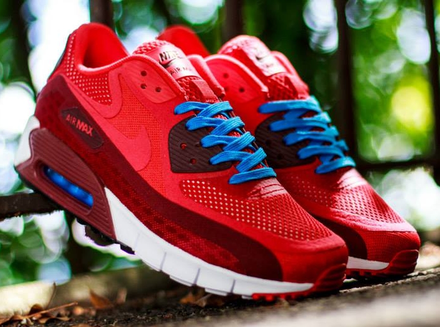 Nike Air Max 90 Breathe Team Red White Blue 04