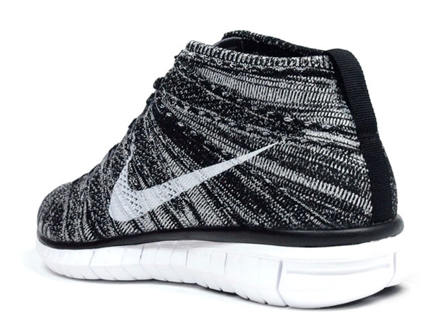 Nike Free Flyknit Chukka Black Grey White 04