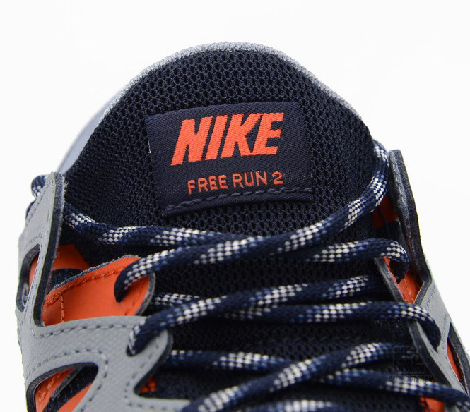 Nike Free Run 2 Dark Obsidian Orange Neutral Grey 04
