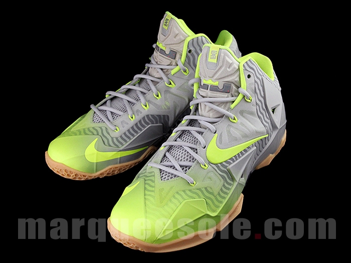 Nike Lebron 11 Elite Volt Grey 04
