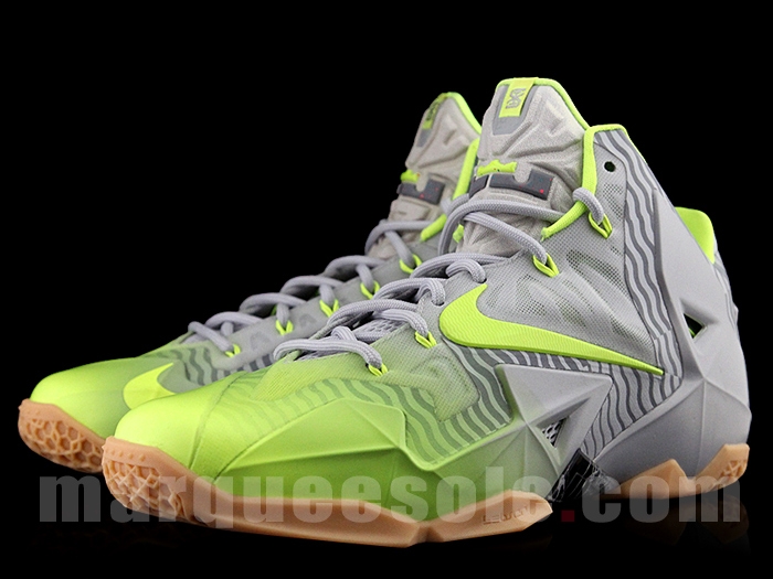 Nike Lebron 11 Elite Volt Grey 05