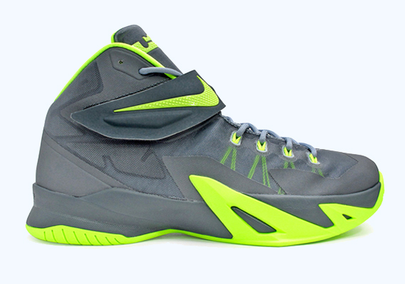 Nike LeBron Soldier 8 - Grey - Volt