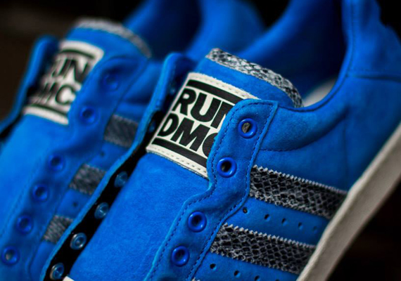 Run Dmc Adidas Ultrastar 80s Bluebird Snakeskin 1