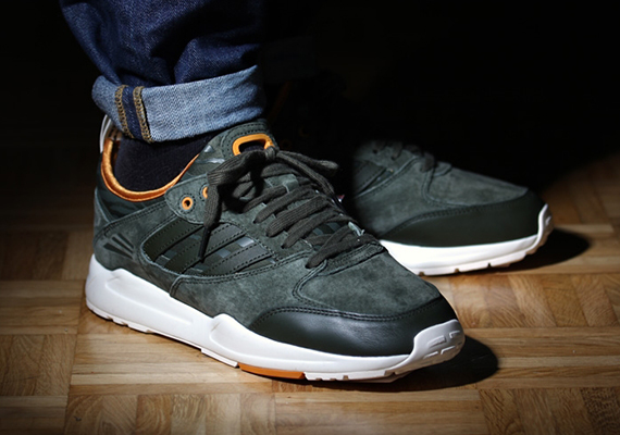 adidas Originals Tech Super 2.0 - Olive - Orange