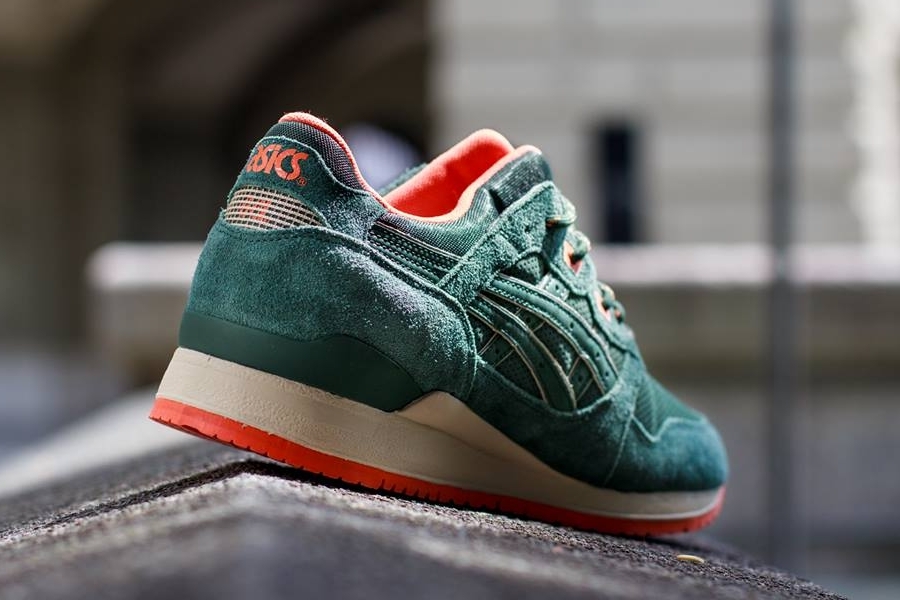 Asics Gel Lyte Iii Dark Green Orange 03