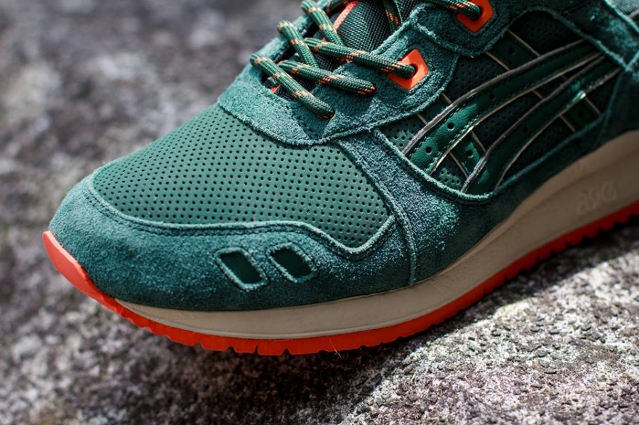 Asics Gel Lyte Iii Dark Green Orange 04