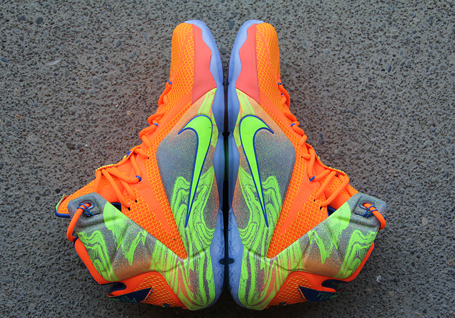 Lebron 12 Orange Volt 9