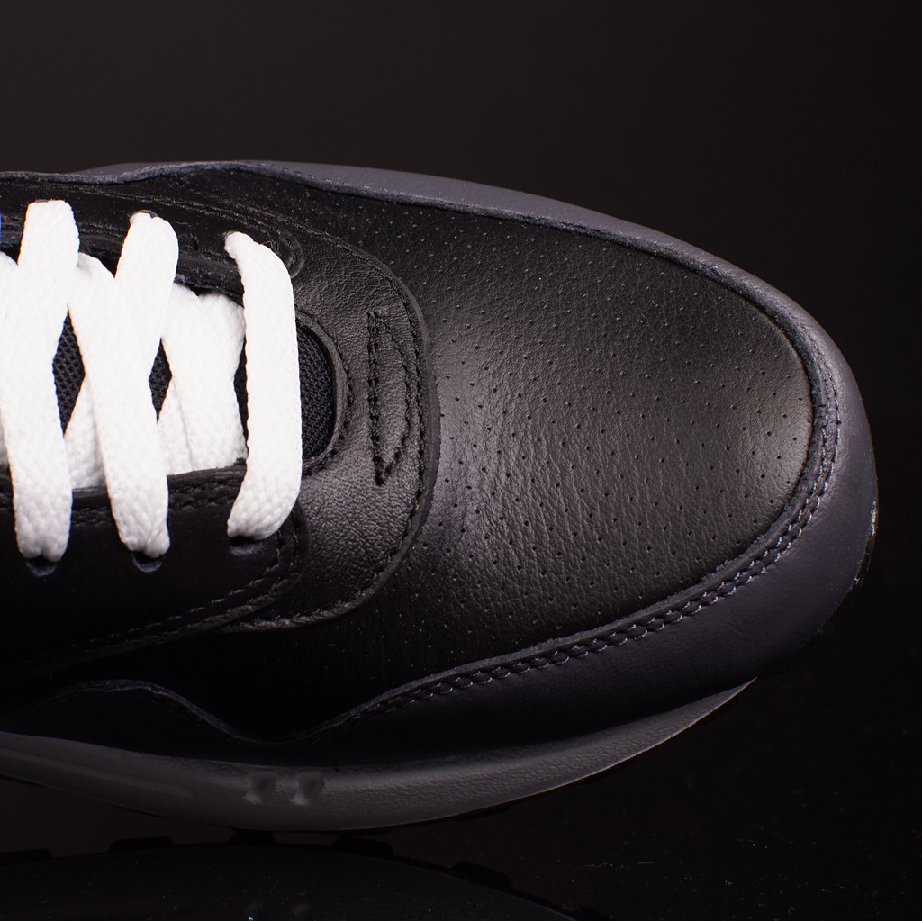 Nike Air Max 1 Leather Black Grey 01