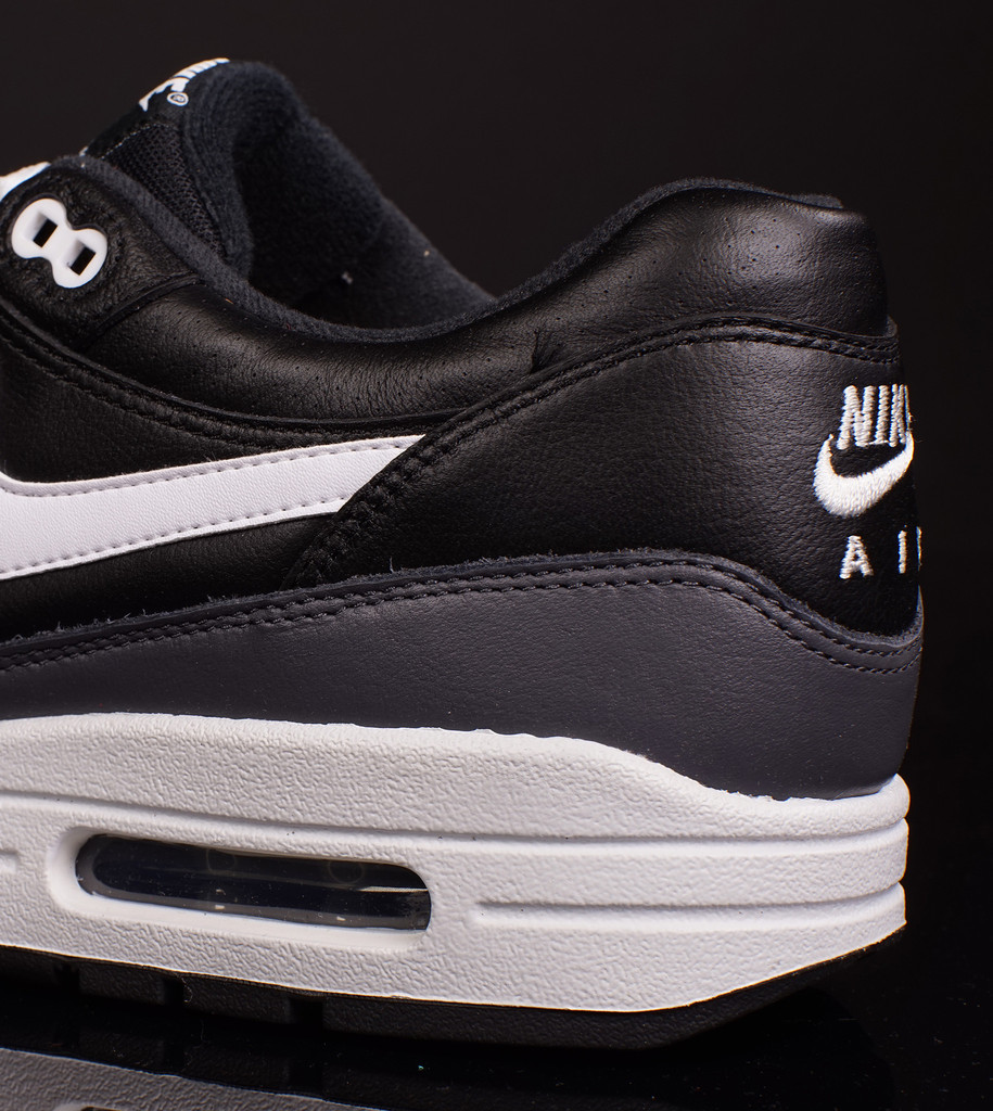Nike Air Max 1 Leather Black Grey 03