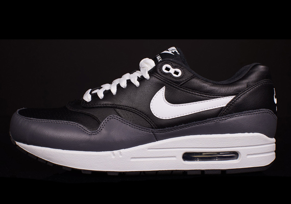 Nike Air Max 1 Leather Black Grey