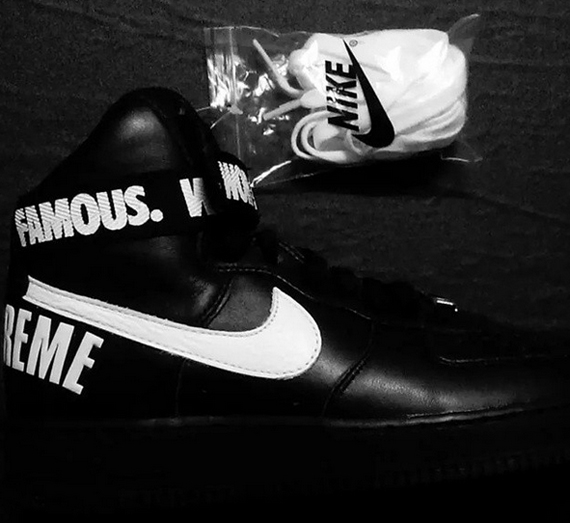 Supreme Nike Air Force 1 High Black 1