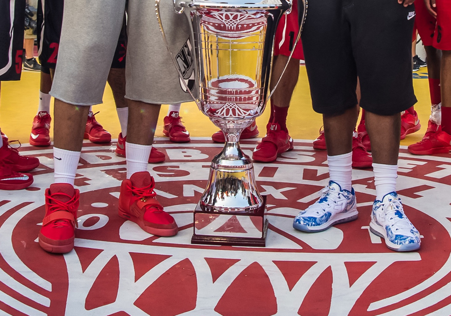 Anthony Davis Red Yeezys