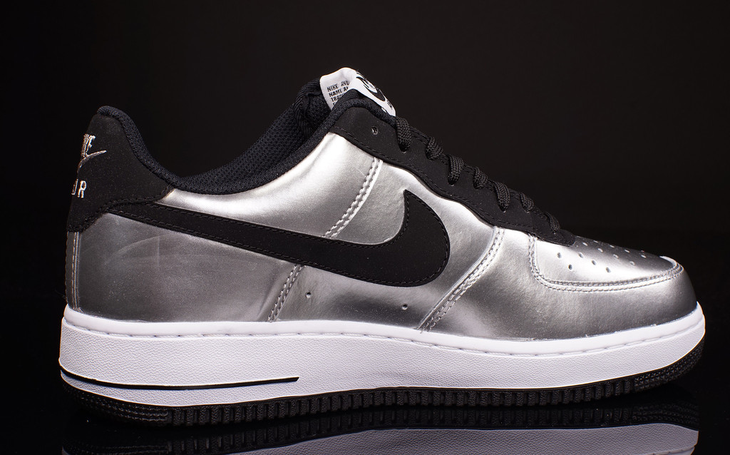 Nike Air Force 1 Low Metallic Silver Black White 02