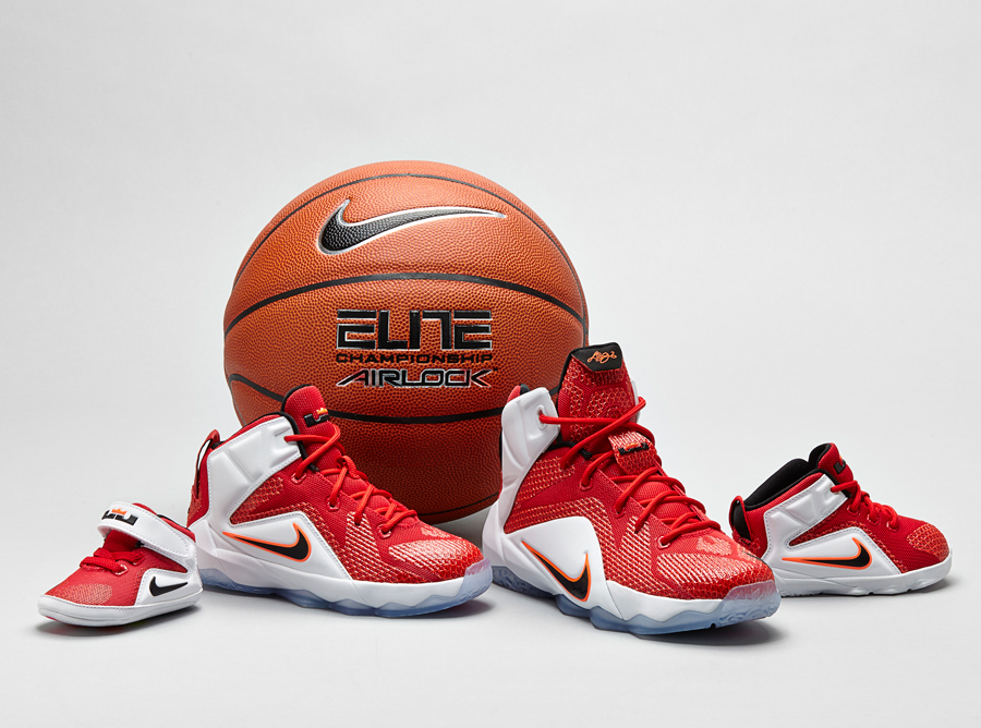 Nike LeBron 12 - Full Family Sizes