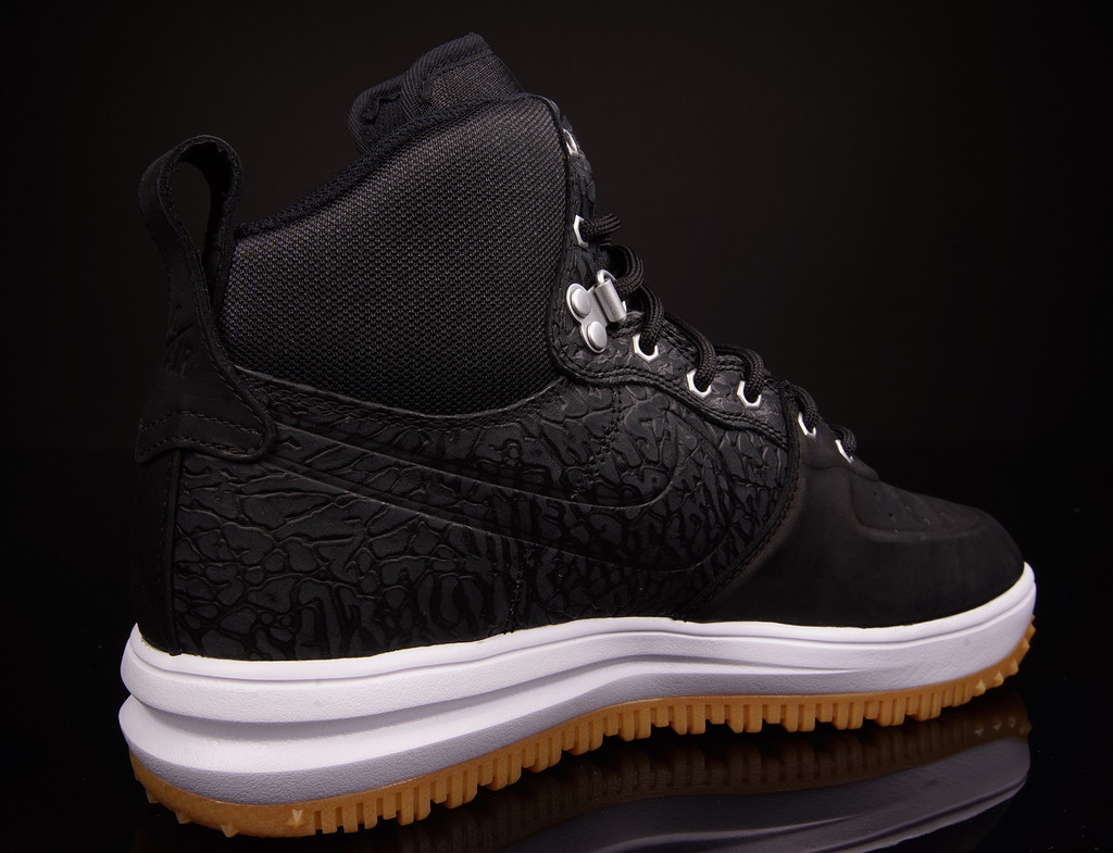 Nike Lunar Force 1 Hi Sneakerboot Black Elephant Gum 03