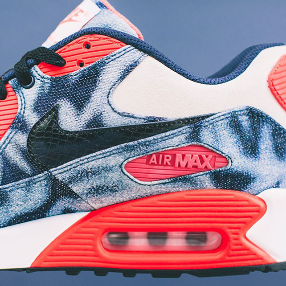 Washed Denim Infrared Nike Air Max 90