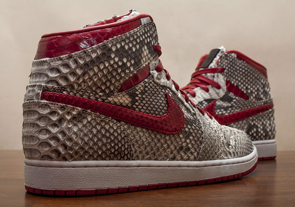 Air Jordan 1 Python Natural Metallic Red Jbf 3