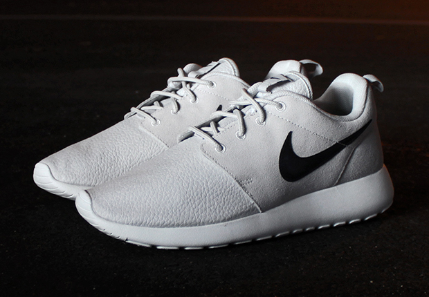 Grey Suede Nike Roshe Run Available 1