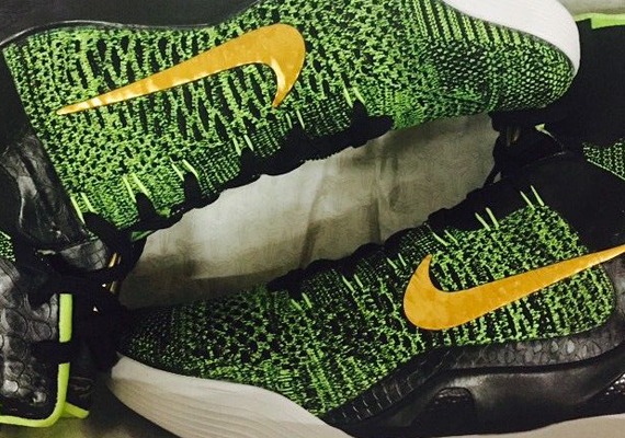 Nike Kobe 9 Elite - Black - Metallic Gold - Volt - Anthracite