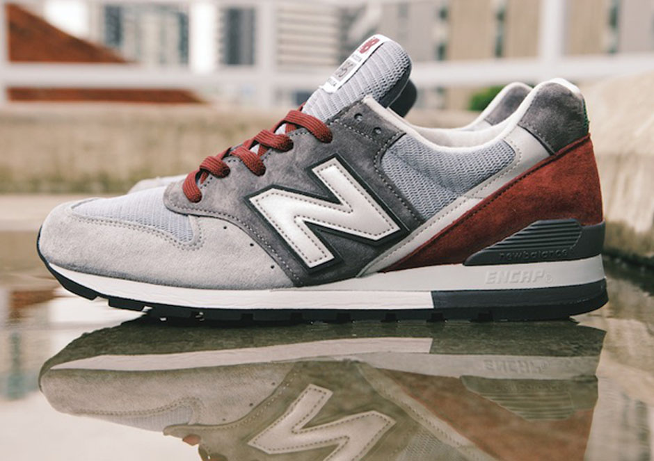 New Balance 996 Made in USA - Grey - Red