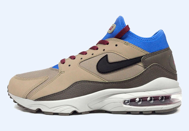 Nike Air Max 93 - Beige - Royal - Burgundy