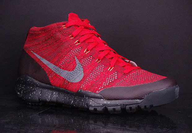 Nike Flyknit Trainer Chukka FSB - University Red - Black