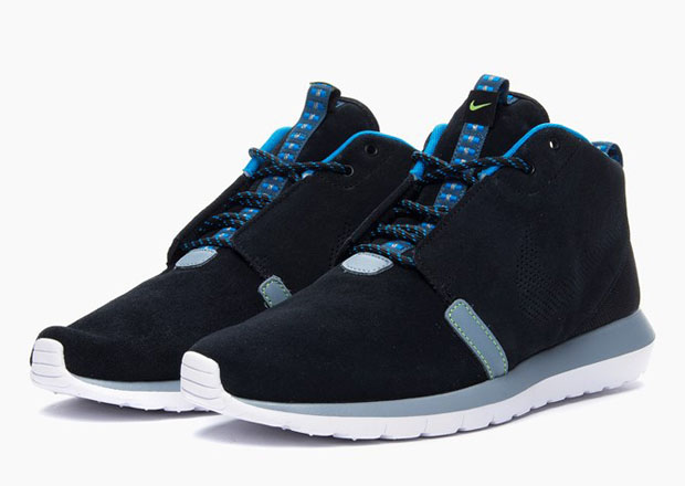 Nike Roshe Run NM Sneakerboot - Black - Magnet Grey