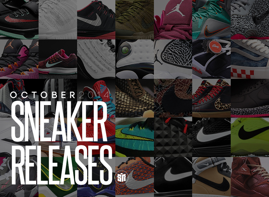 Sneaker Releases October 2014