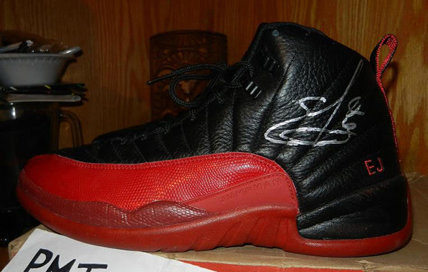 Air Jordan 12 Eddie Jones Pe Autographed 4