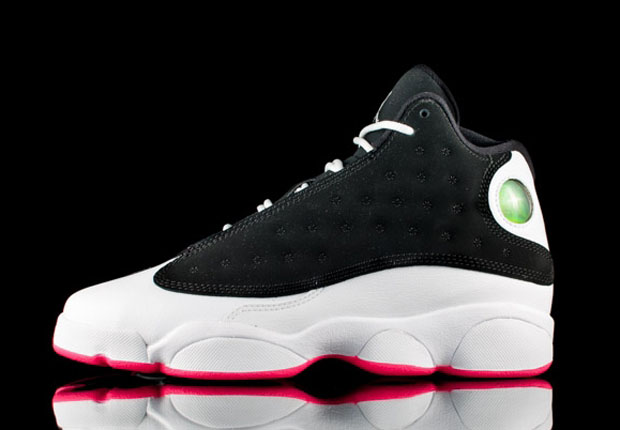 Air Jordan 13 Retro Girls Black Hyper Pink White 01