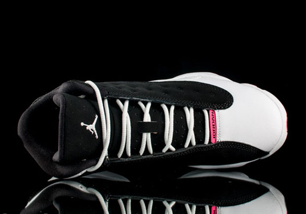 Air Jordan 13 Retro Girls Black Hyper Pink White 04