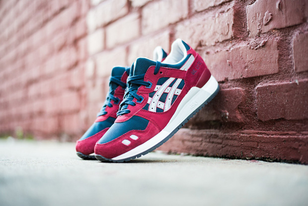 Asics Gel Lyte Iii Burgundy 2