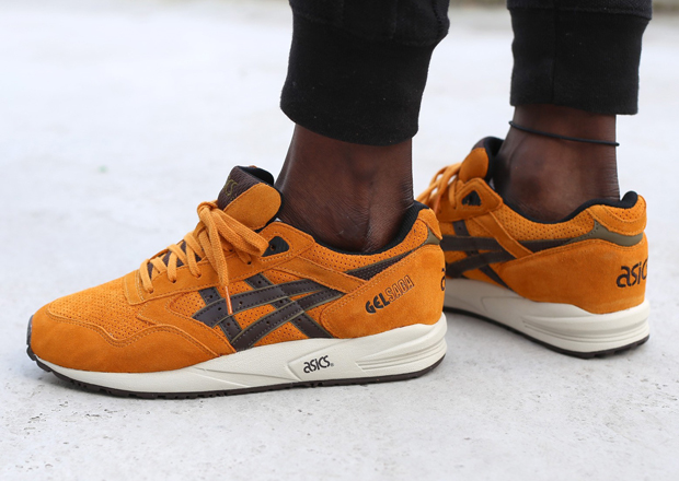 Asics Gel Saga Mustard Brown 01