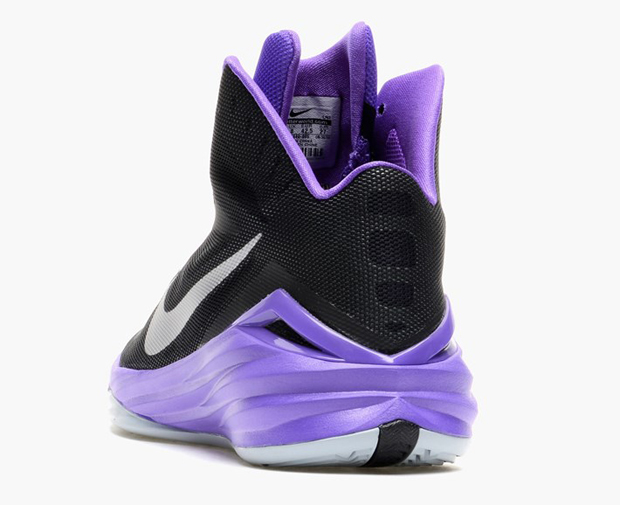 Nike Hyperdunk 2014 Black Metallic Silver Hyper Grape 2