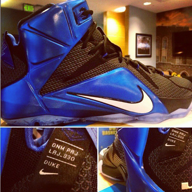 Nike Lebron 12 Duke Pe 2