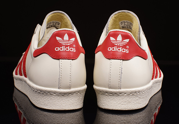 Adidas Superstar Deluxe White Red 1