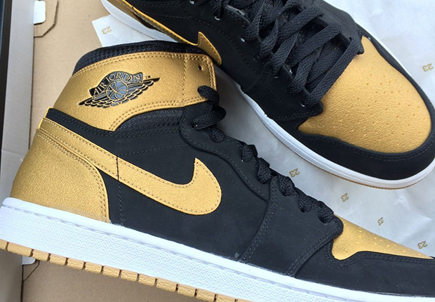 Aj1 Melo Black Gold