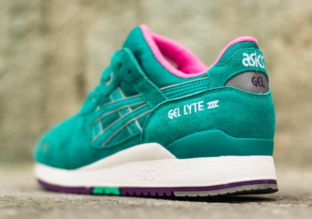 Asics Gel Lyte III - Tropical Green - Purple - Pink