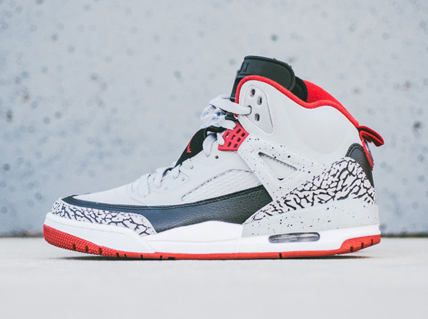Air Jordan Spiz'ike "Wolf Grey/Gym Red" - Release Date