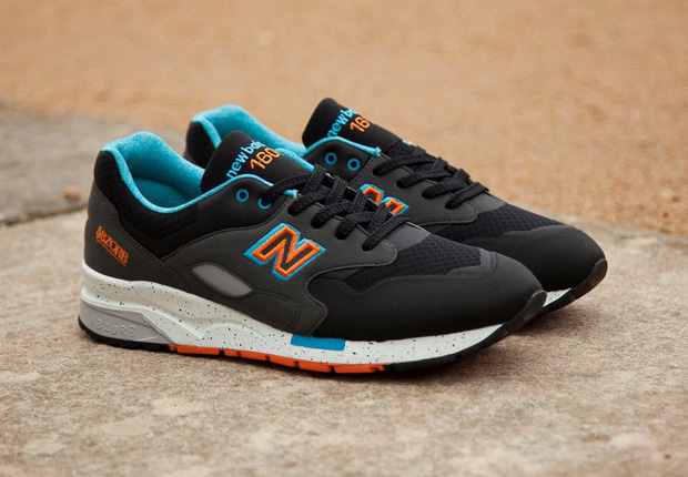 New Balance 1600 - Black - Grey - Orange - Teal