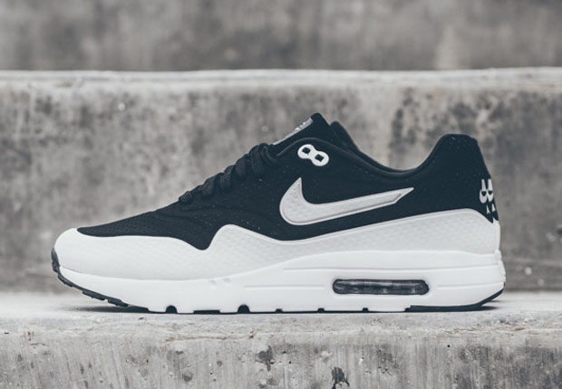Nike Air Max 1 Ultra Moire Black White 01
