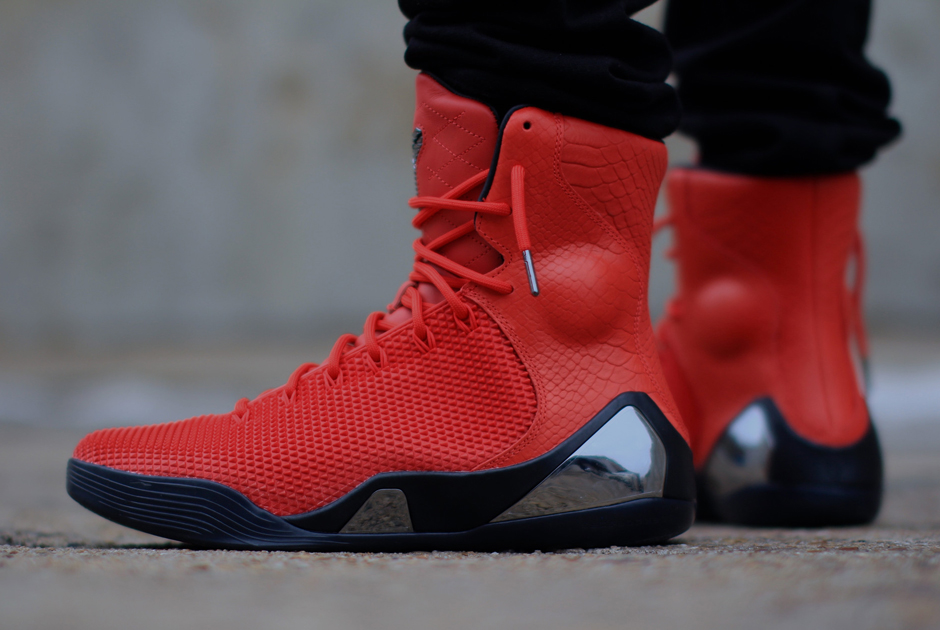 Nike Kobe 9 High Ext Krm Red 7