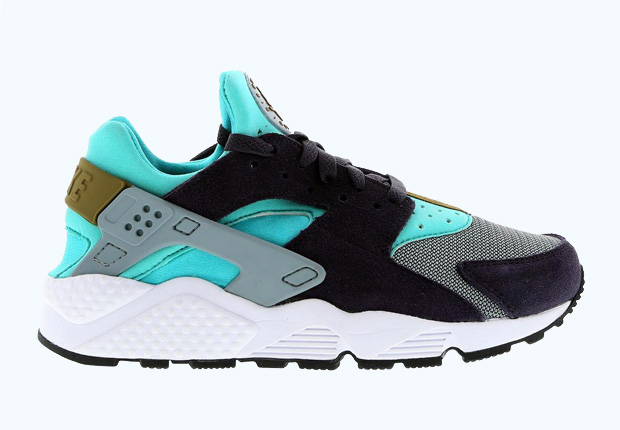 Nike Womens Air Huarache Purple Hyper Jade 2