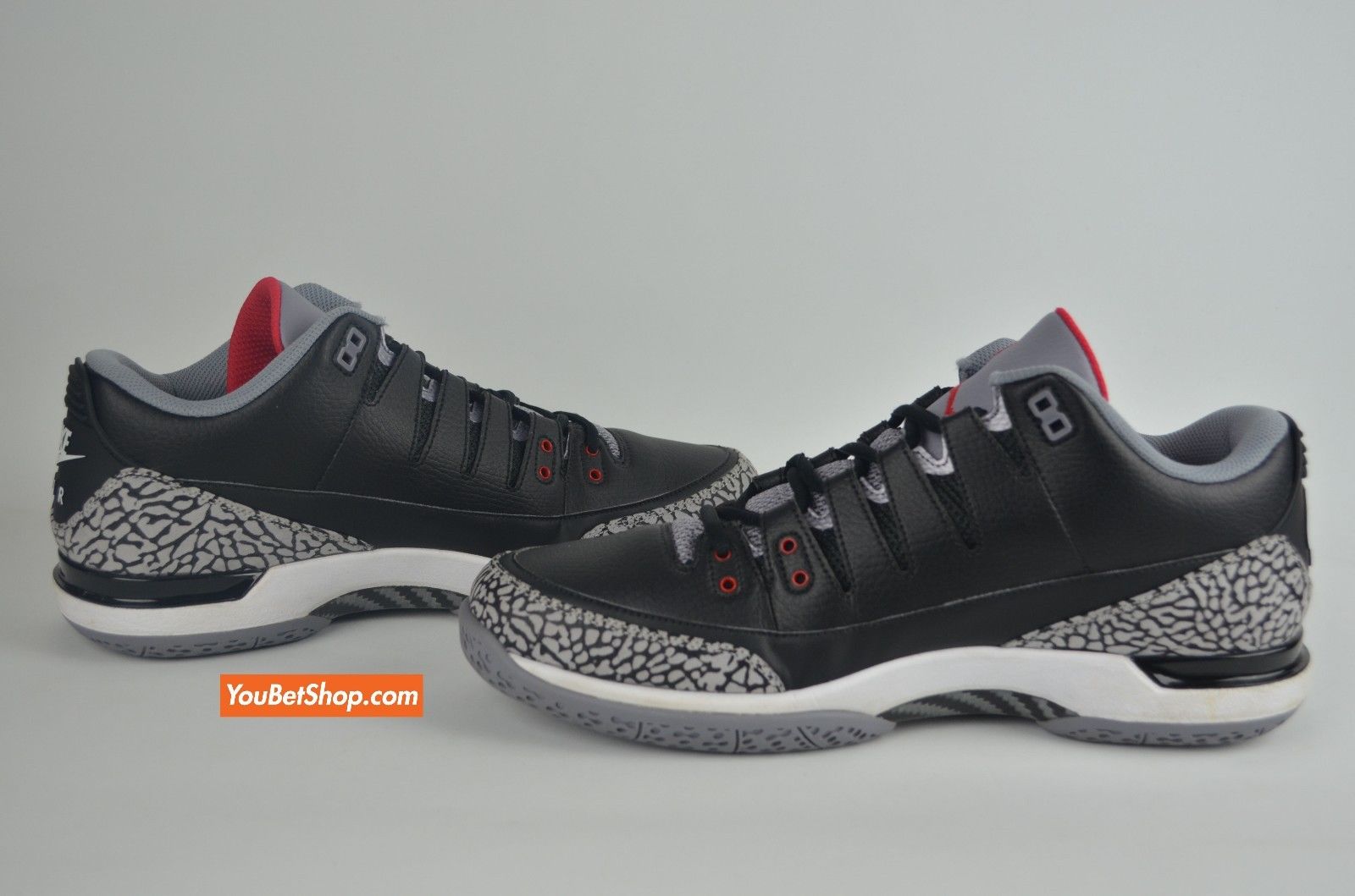 Nike Zoom Vapour Tour Aj3 Black Cement Promo Sample For Federer 02