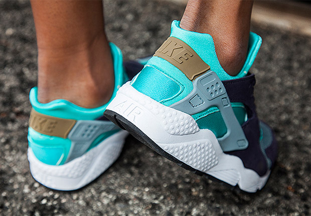 Nike Womens Air Huarache Purple Aqua 3