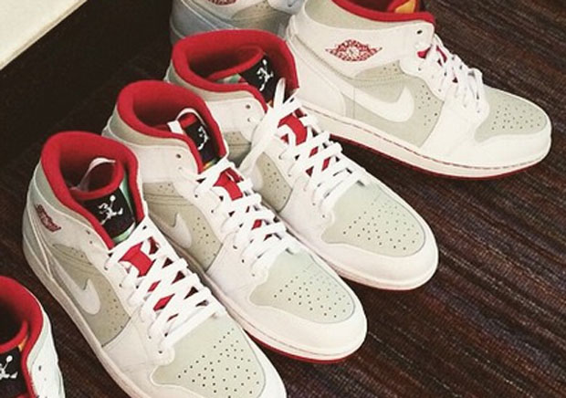 Air Jordan 1 Mid "Hare" - 2015 Retro